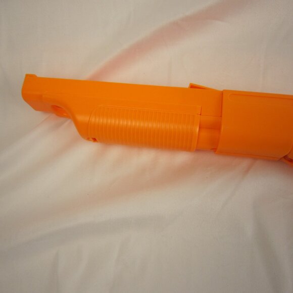 Nintendo Wii TOP Shotgun Gun Rifle Controller Accessory Orange No Logo - Picture 2 of 9